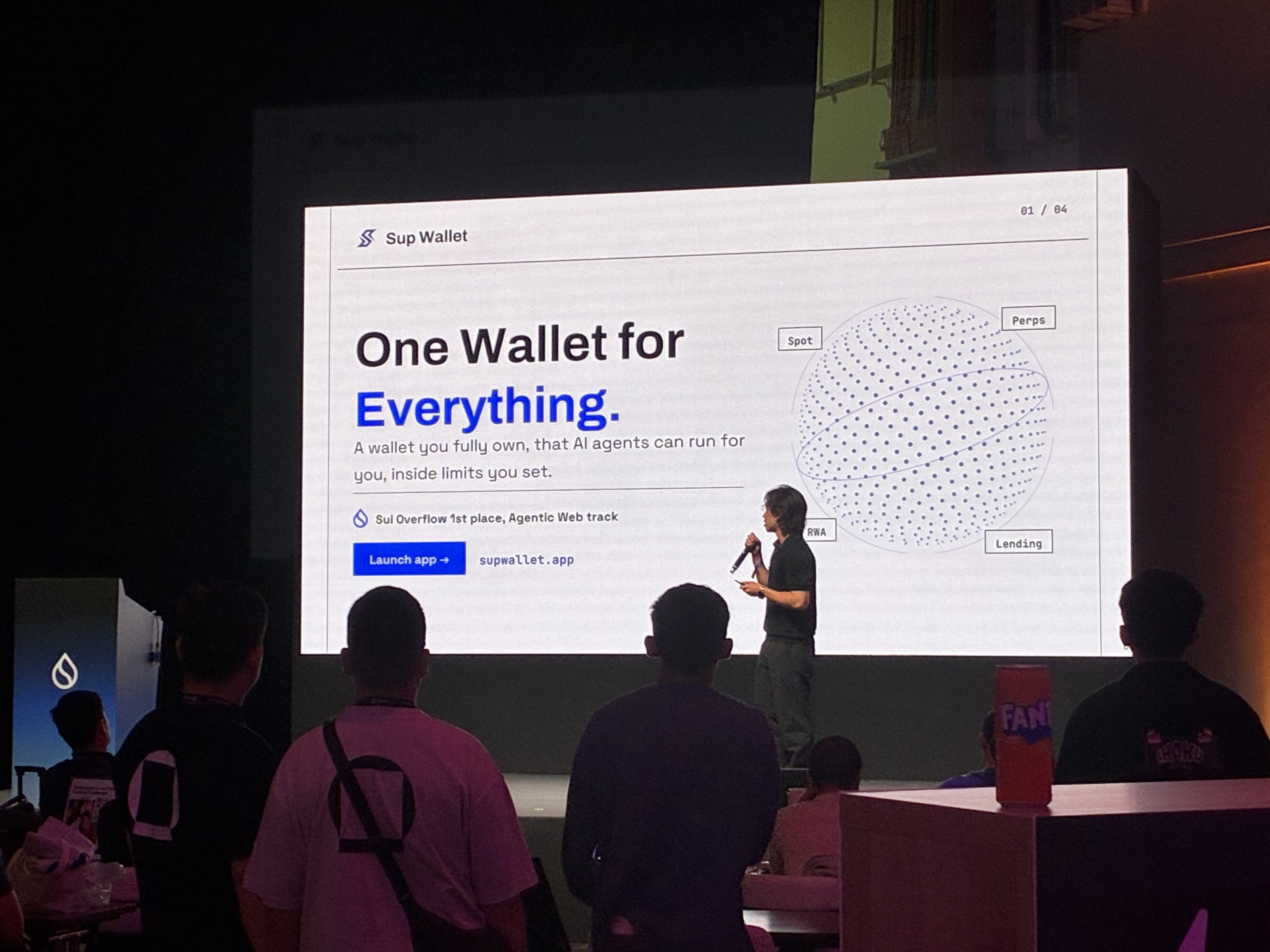 Presenting Sup Wallet at Sui Basecamp / TOKEN2049
